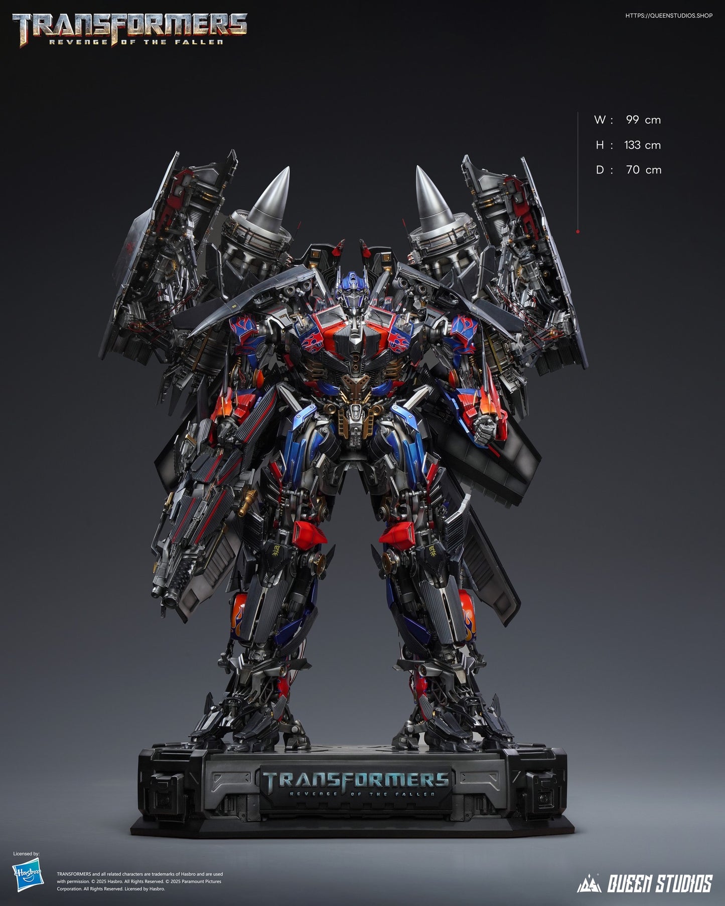 Queen Studio –– Transformers 2 Optimus Prime