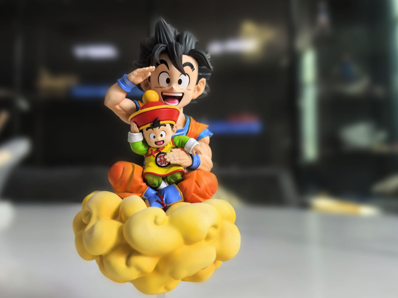 LEAGUE -- Son Goku & kid Gohan Clouds