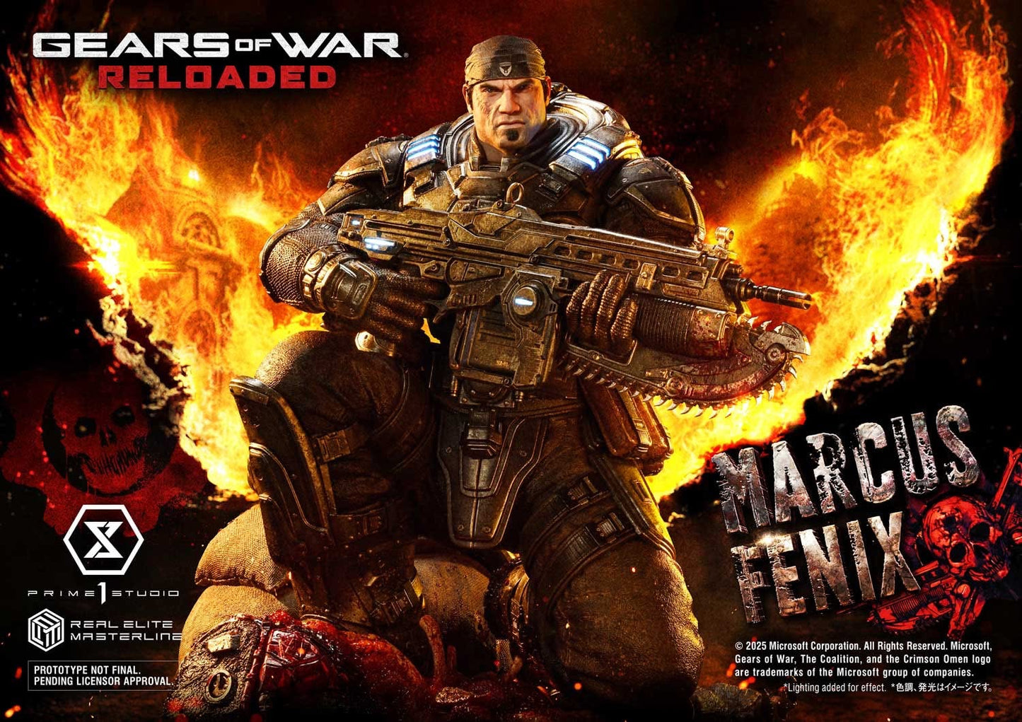 Prime 1 Studio –– REMGEARS-01: Marcus Fenix (Gears of War: Reloaded)