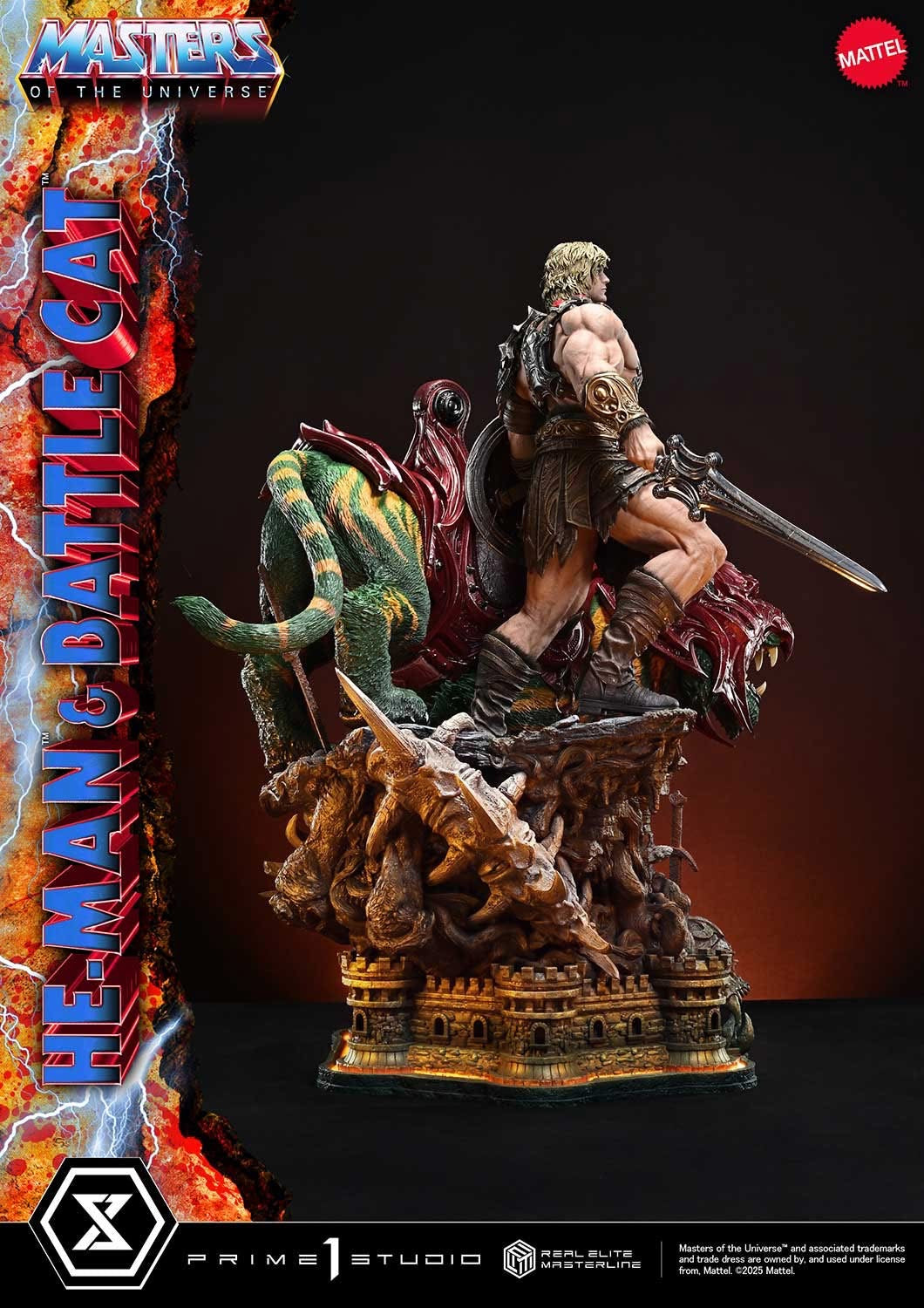Prime 1 Studio –– REMMOU-01: He-Man & Battle Cat (Masters of the Universe)