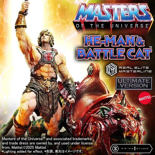 Prime 1 Studio –– REMMOU-01UT: He-Man & Battle Cat (Masters of the Universe) Ultimate Version