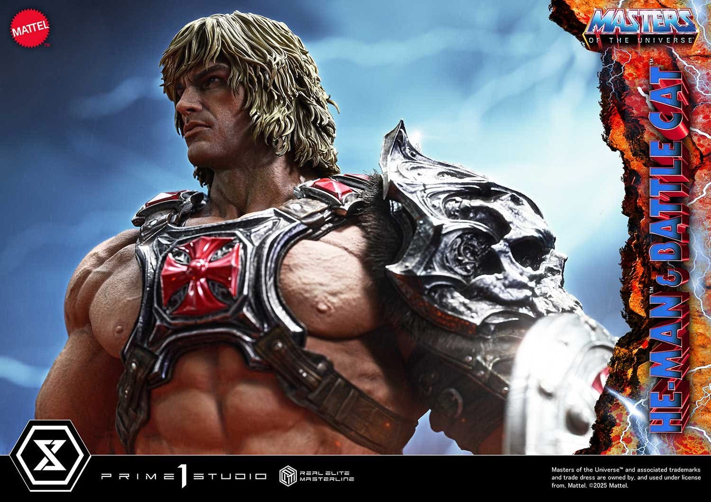 Prime 1 Studio –– REMMOU-01: He-Man & Battle Cat (Masters of the Universe)