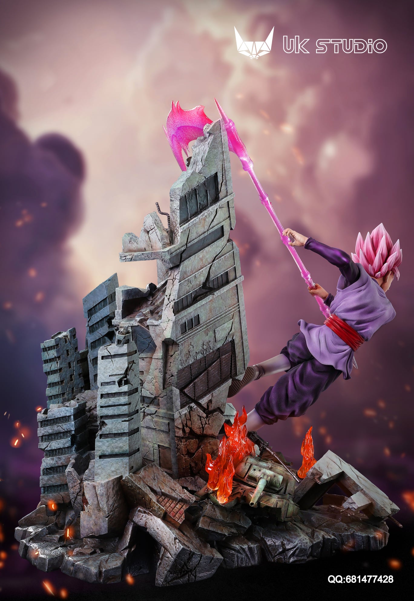 UK Studio -- Black Goku Rose