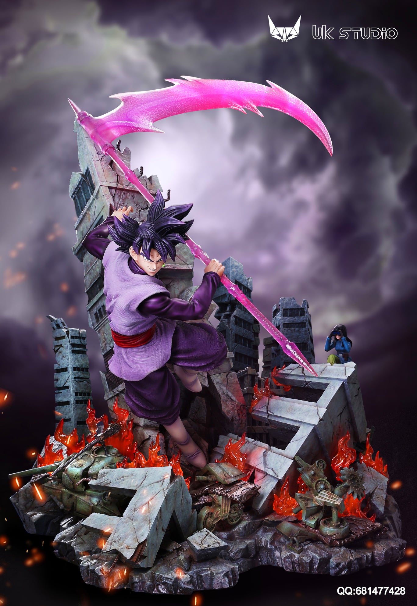 UK Studio -- Black Goku Rose