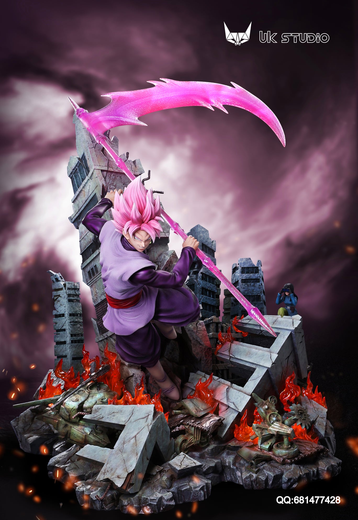 UK Studio -- Black Goku Rose