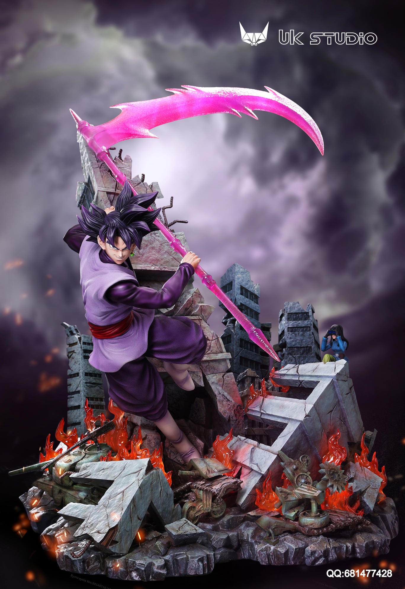 UK Studio -- Black Goku Rose