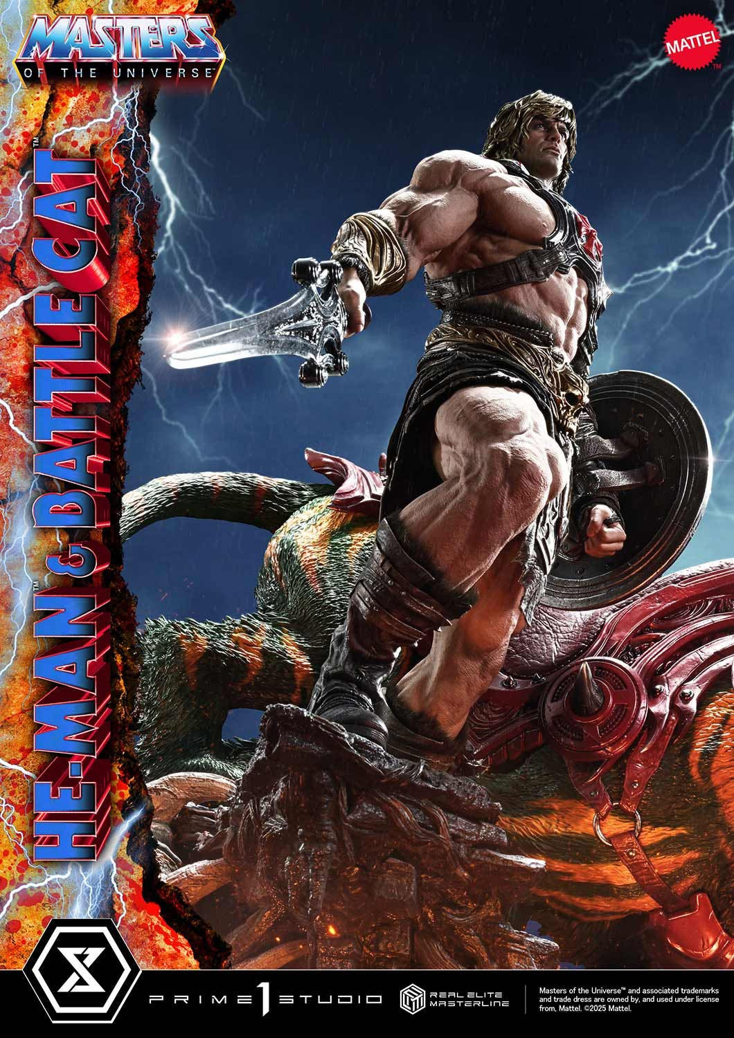Prime 1 Studio –– REMMOU-01: He-Man & Battle Cat (Masters of the Universe)
