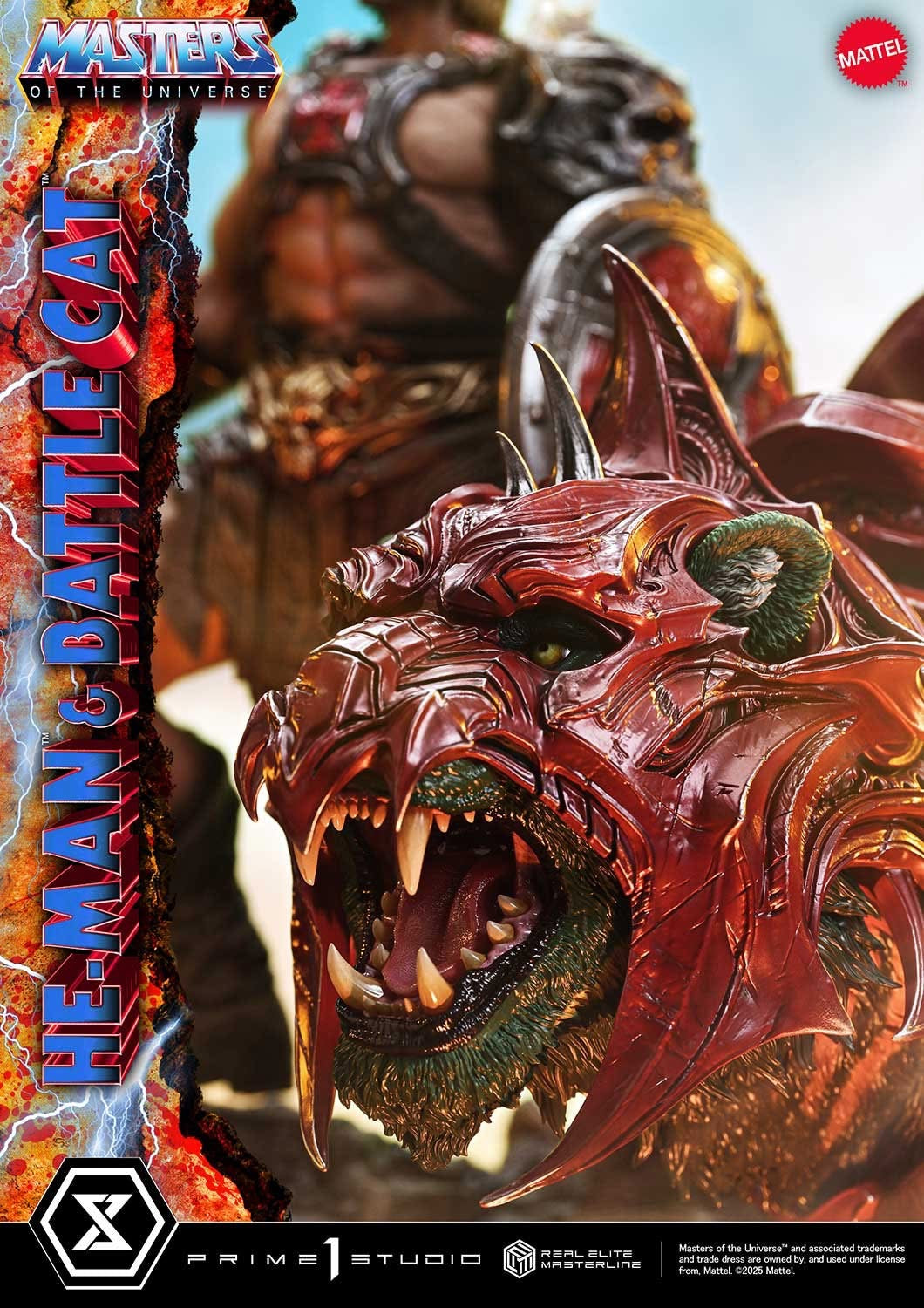 Prime 1 Studio –– REMMOU-01: He-Man & Battle Cat (Masters of the Universe)