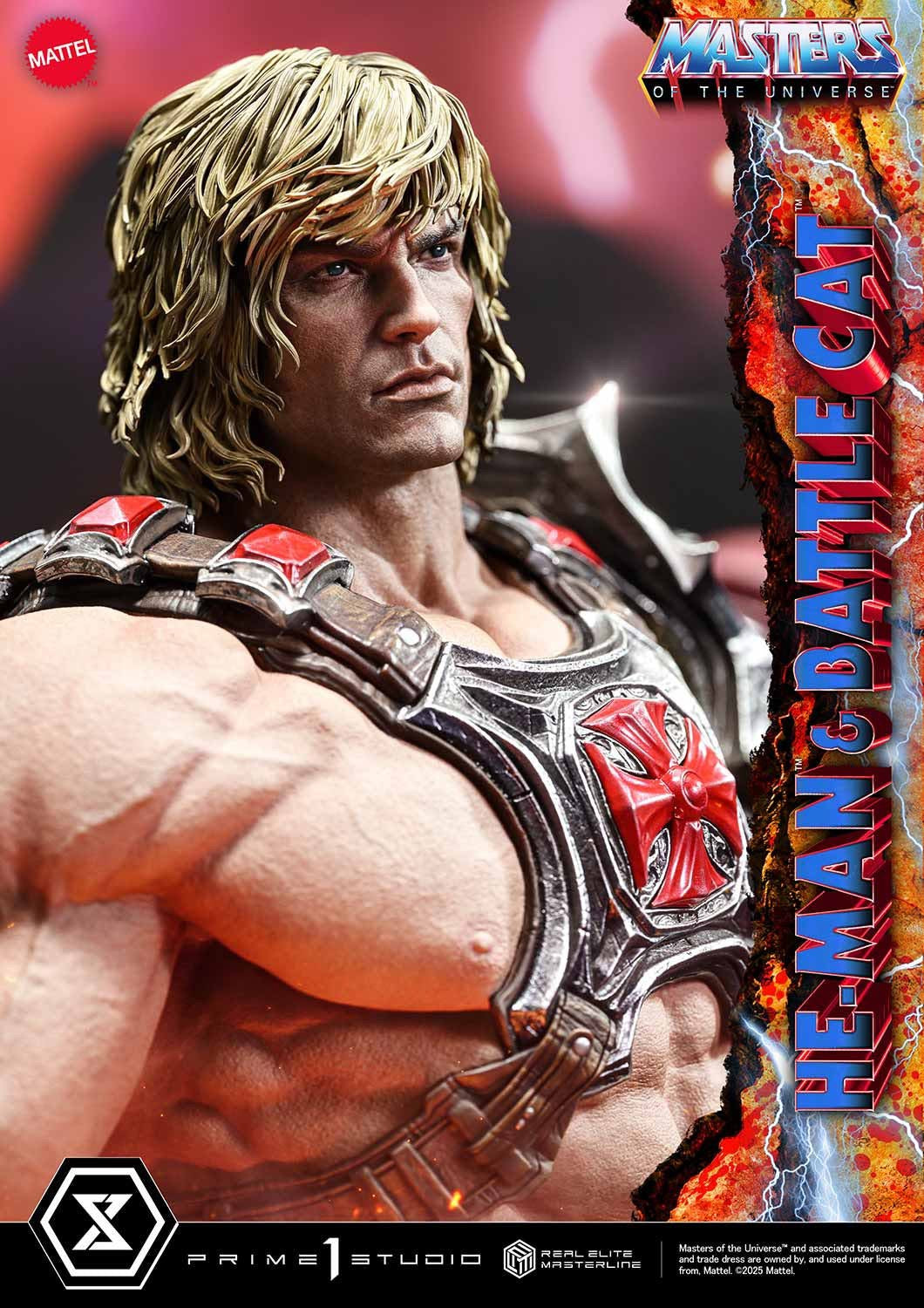 Prime 1 Studio –– REMMOU-01: He-Man & Battle Cat (Masters of the Universe)