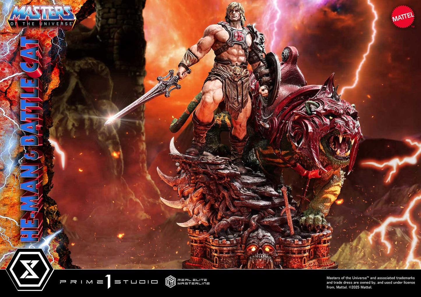 Prime 1 Studio –– REMMOU-01: He-Man & Battle Cat (Masters of the Universe)