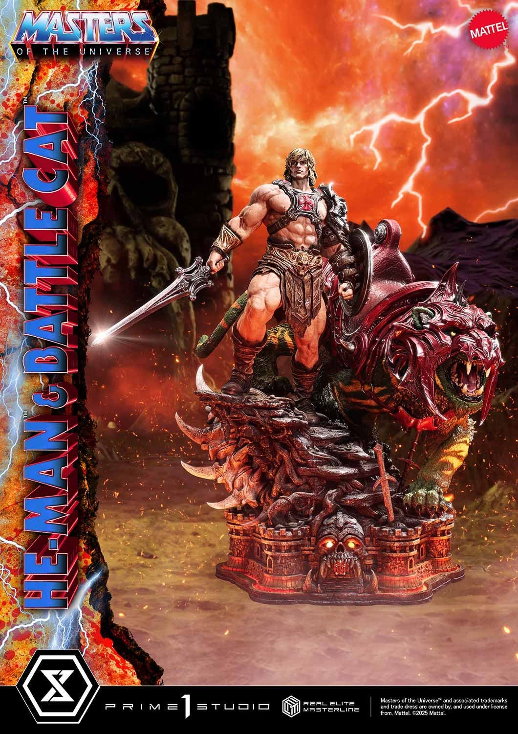 Prime 1 Studio –– REMMOU-01: He-Man & Battle Cat (Masters of the Universe)