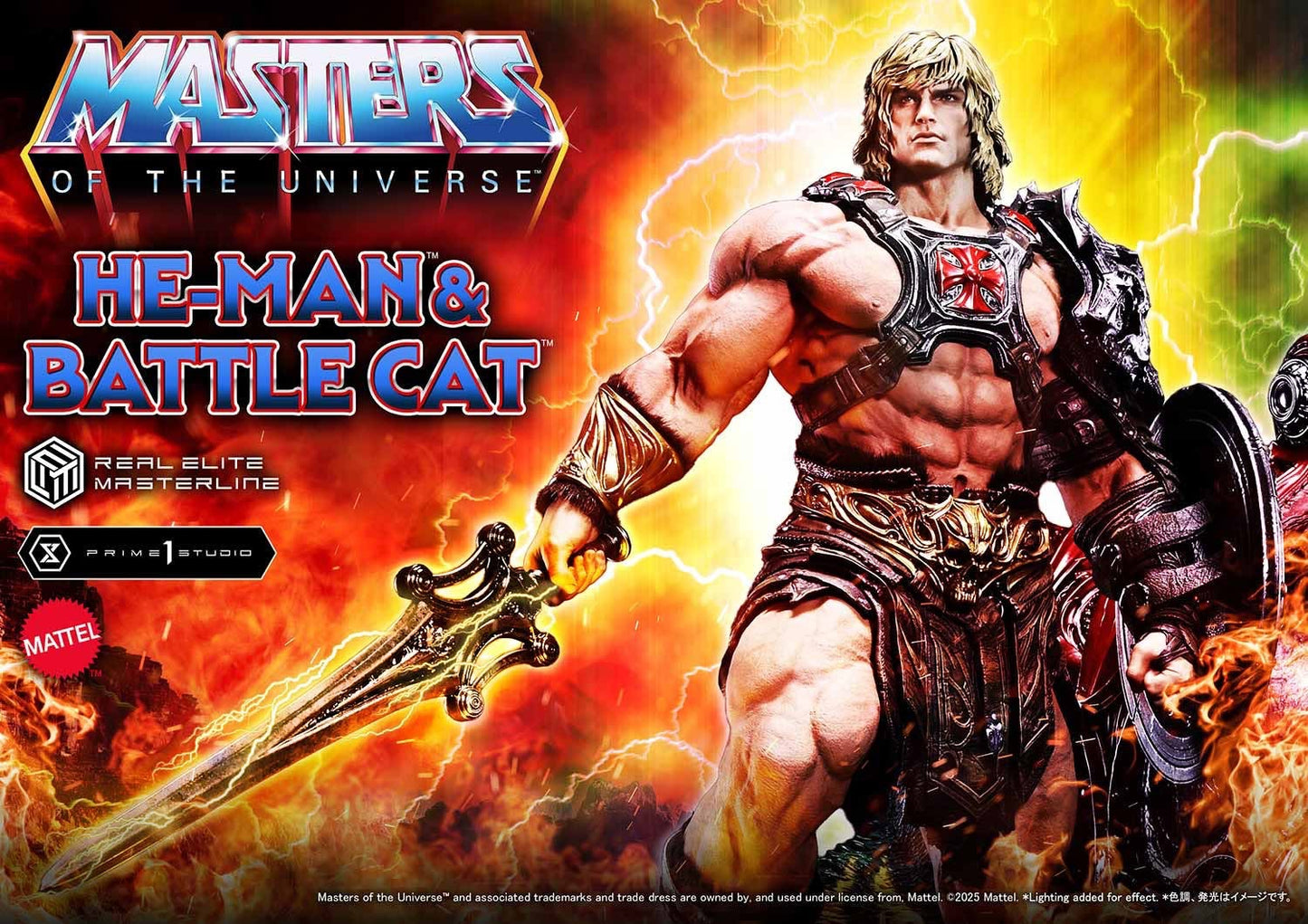 Prime 1 Studio –– REMMOU-01: He-Man & Battle Cat (Masters of the Universe)