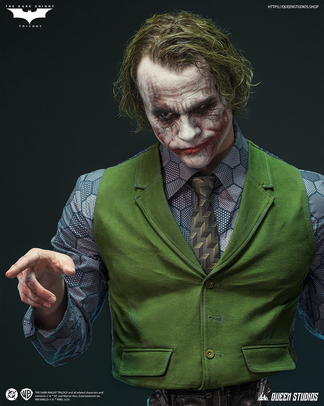 Queen Studios –– The Joker Life-Size Bust (Licensed)