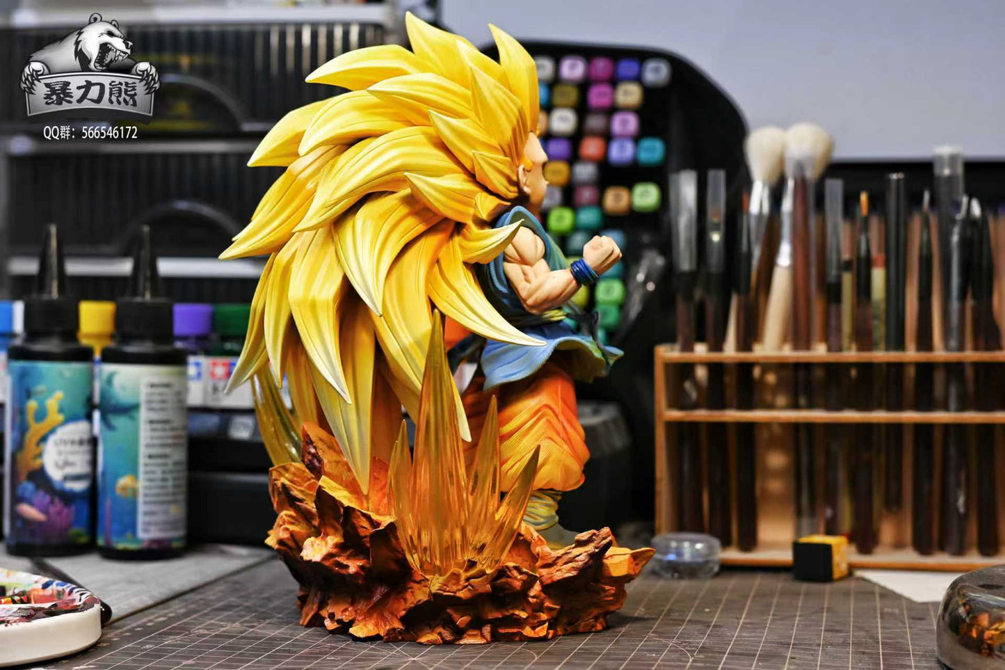 Violent Bear Studio -- Super Saiyan3 Little Goku