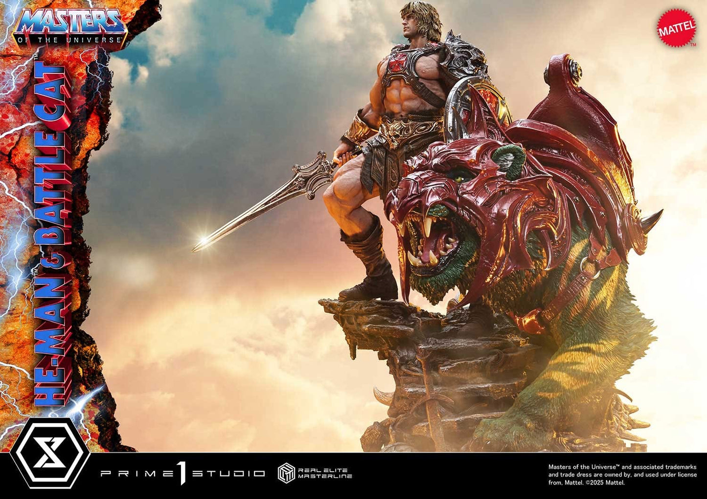 Prime 1 Studio –– REMMOU-01: He-Man & Battle Cat (Masters of the Universe)