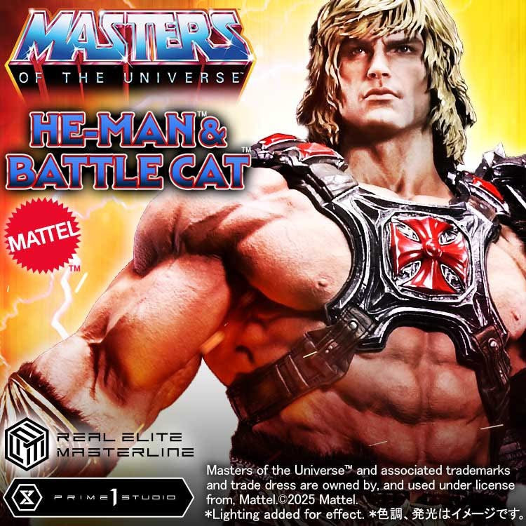 Prime 1 Studio –– REMMOU-01: He-Man & Battle Cat (Masters of the Universe)