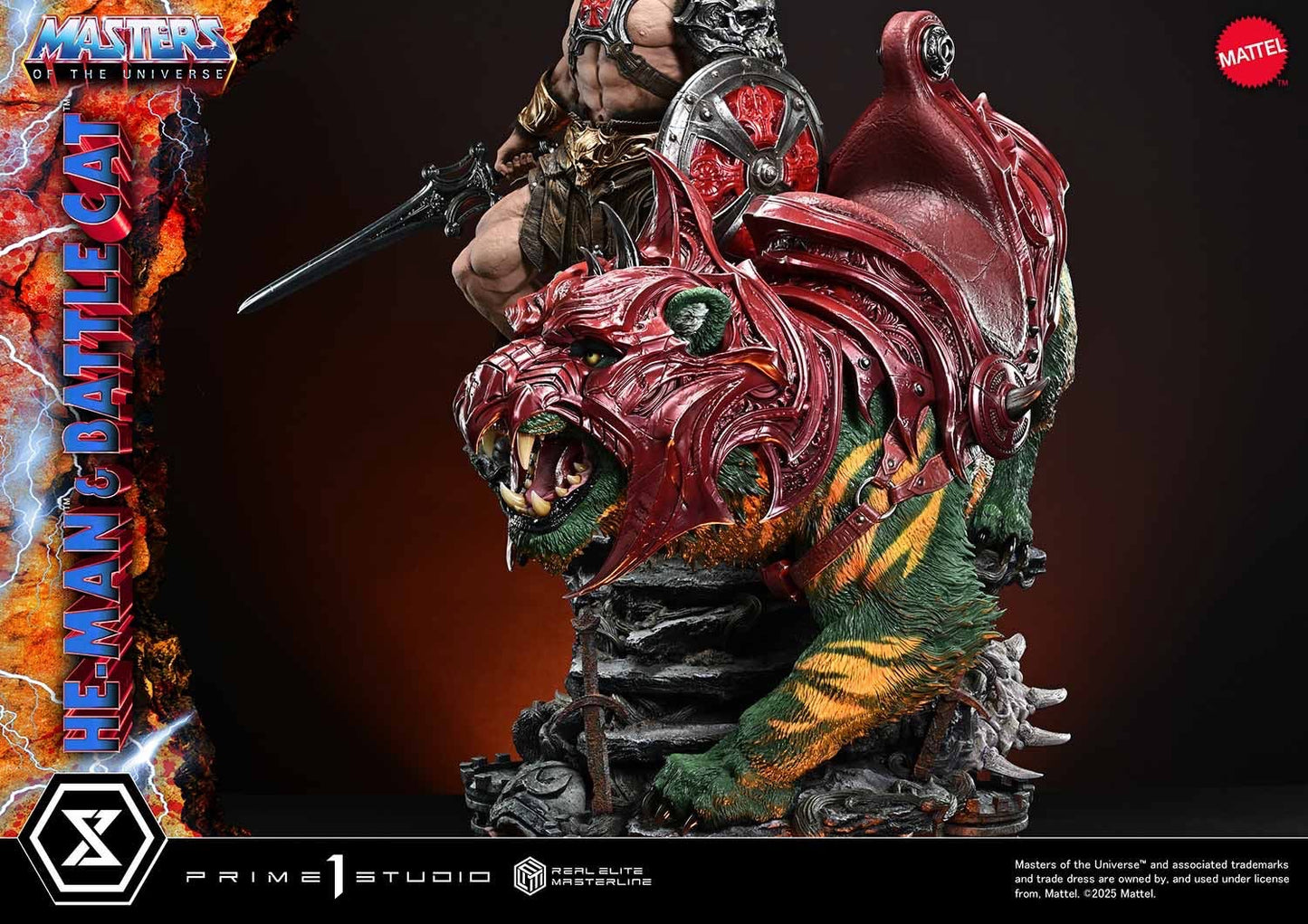 Prime 1 Studio –– REMMOU-01: He-Man & Battle Cat (Masters of the Universe)