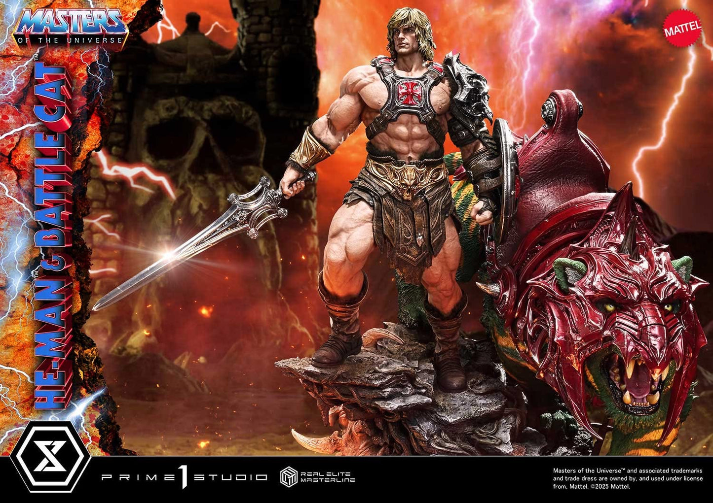 Prime 1 Studio –– REMMOU-01: He-Man & Battle Cat (Masters of the Universe)